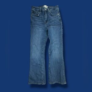 FRAME Le Crop Mini Boot Jeans Women's 25x 25 Bootcut Medium Wash